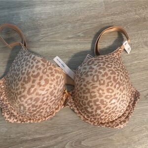 Victoria's Secret Body by Victoria Leopard Print Bra Underwire NEW NWT 36D